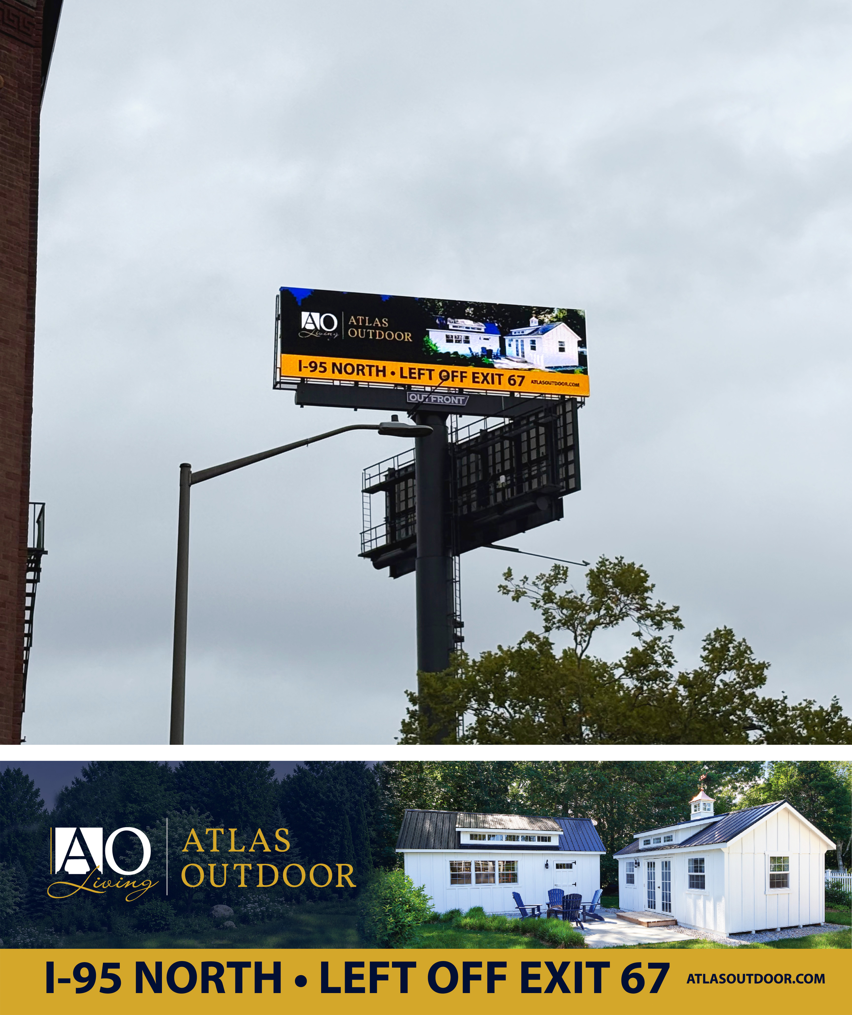 Atlas Outdoor billboard on I-95 North